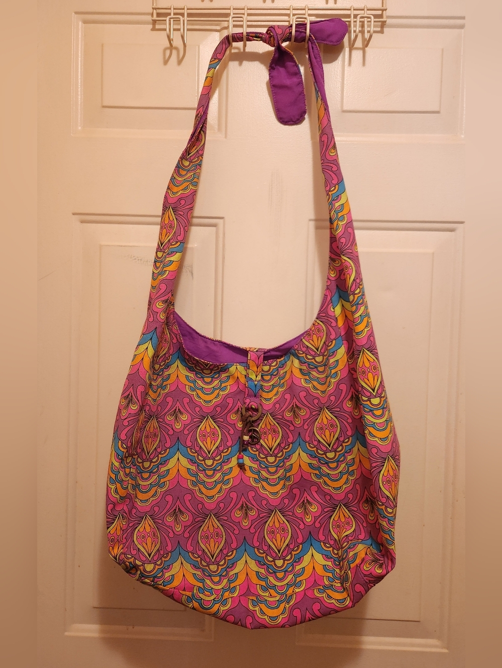 Large Psychedelic Hobo Bag